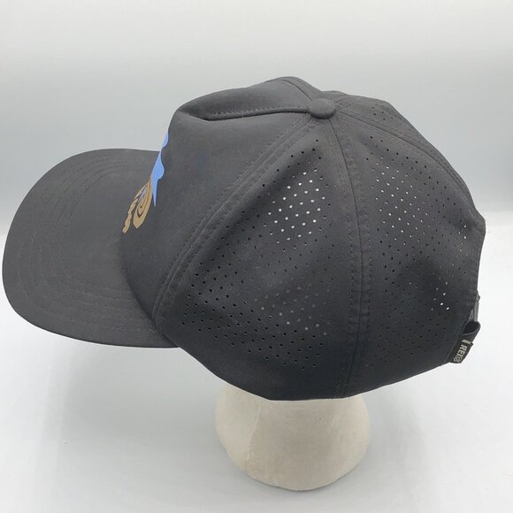 REI Co-op Strapback Trucker Hat Black One Size Mesh Back Adjustable Cap - Picture 3 of 12
